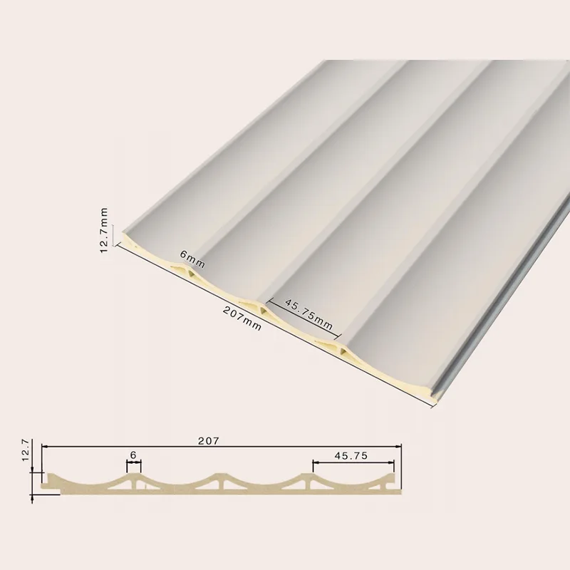 207 Hult innfelt 4-gitter riflet panel